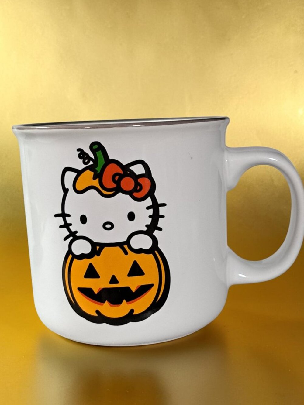 Hello Kitty Halloween Sanrio White Ceramic Mug 20oz 2021
